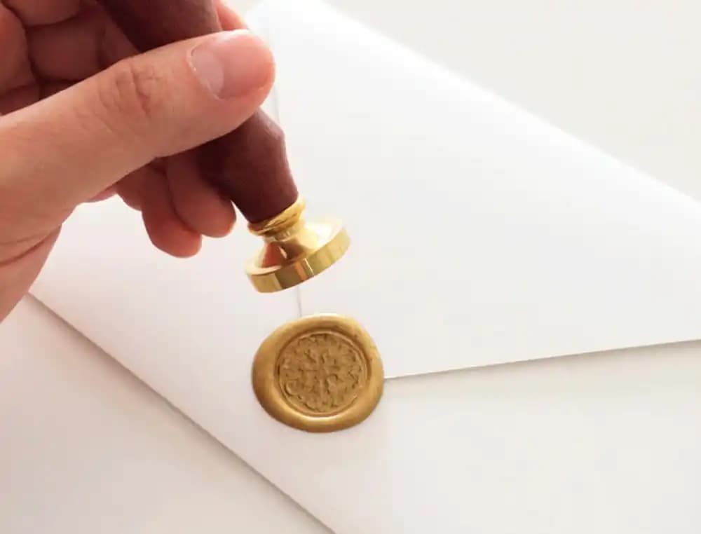 Lacre liderpapel con sello de carta juego de 10 barras colores surtidos