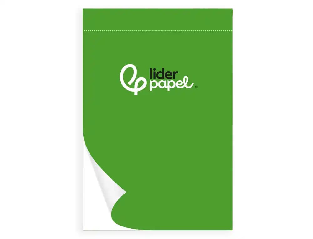 Bloc notas liderpapel liso b7 80 hojas 60g/m2 perforado