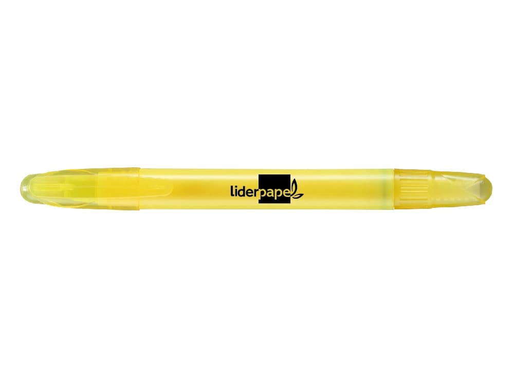 Marcador de cera gel liderpapel fluorescente color amarillo