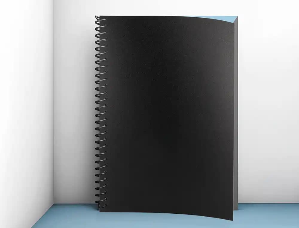 Tapa encuadernacion liderpapel polipropileno a3 0.5 mm negro opaco paquete de 100 unidades