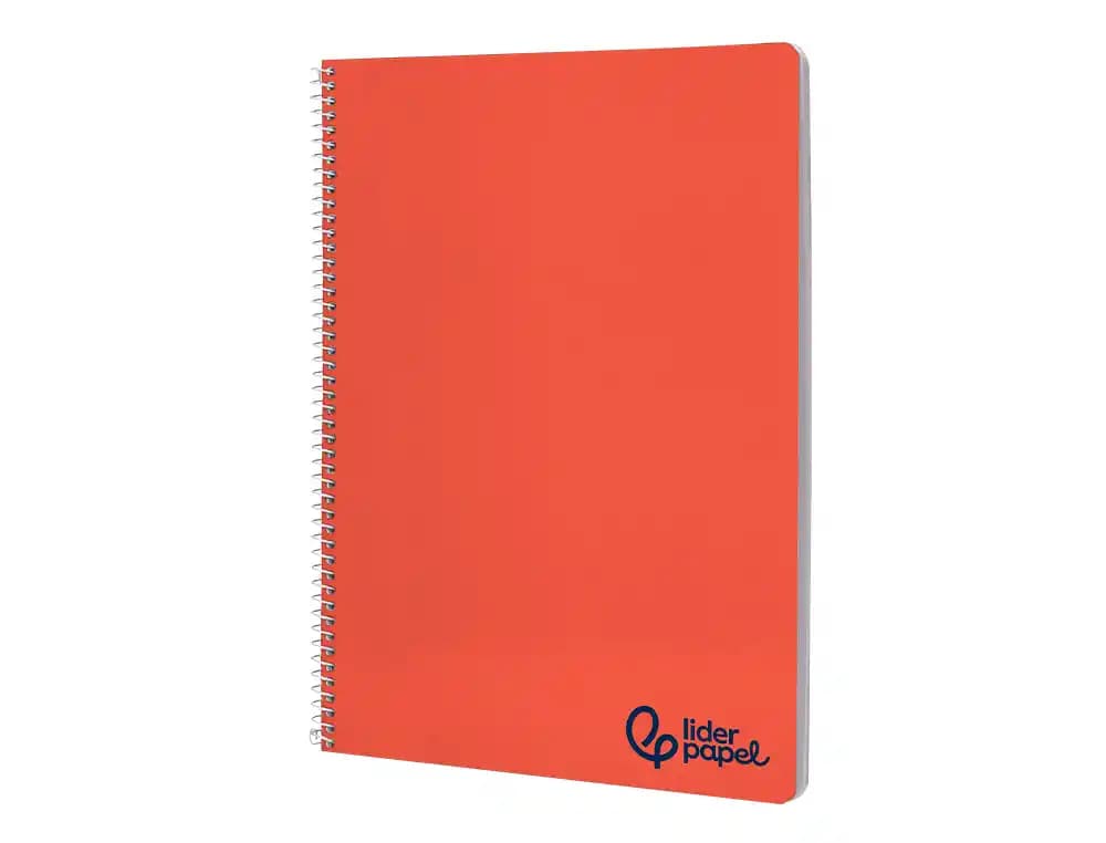 Cuaderno espiral liderpapel a4 wonder tapa plastico 80h 90gr liso colores surtidos