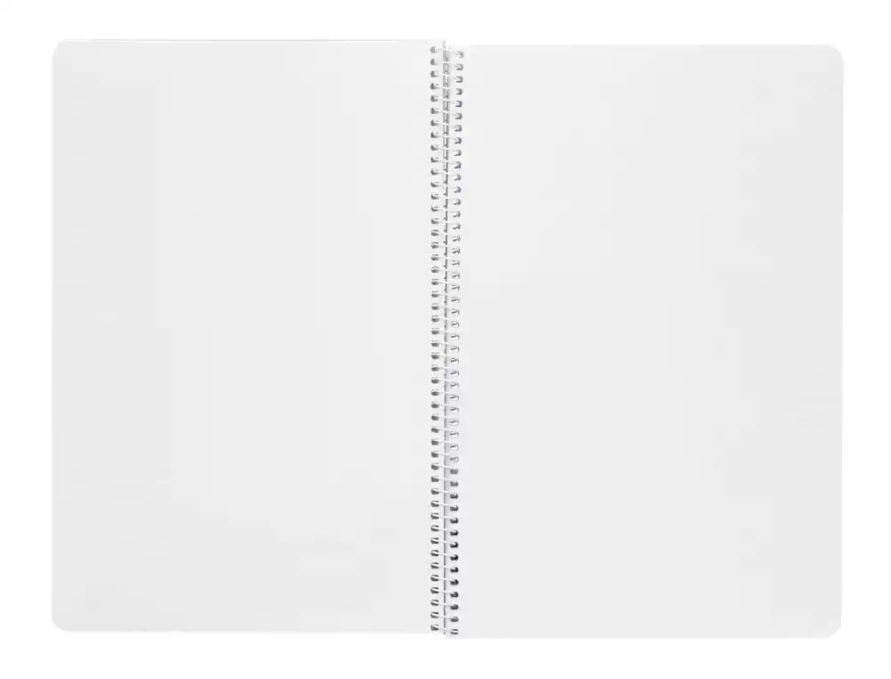 Cuaderno espiral liderpapel a4 wonder tapa plastico 80h 90gr liso colores surtidos