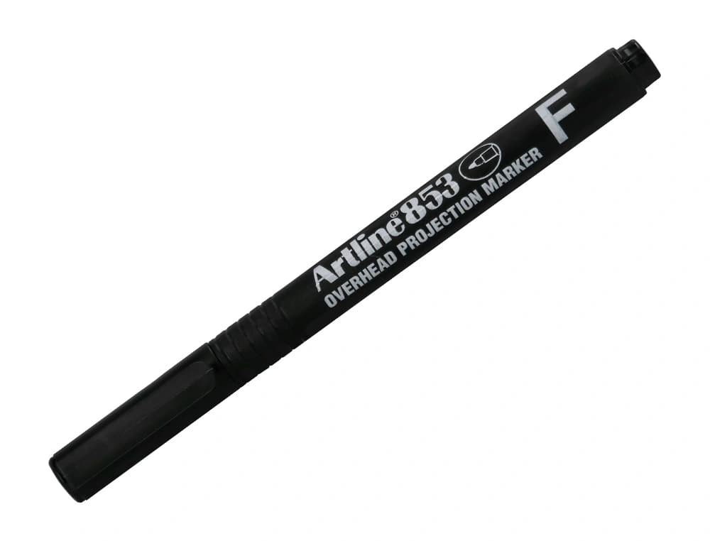 Rotulador artline retroproyeccion punta fibra permanente ek-853 -punta redonda 0.5 mm