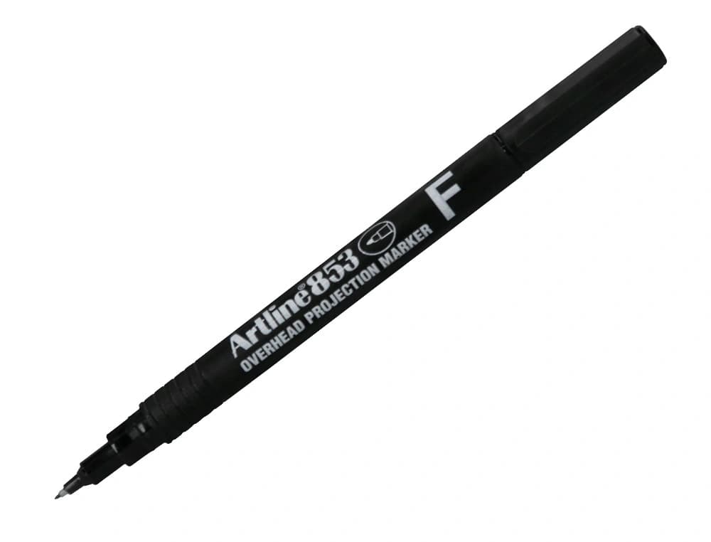 Rotulador artline retroproyeccion punta fibra permanente ek-853 -punta redonda 0.5 mm