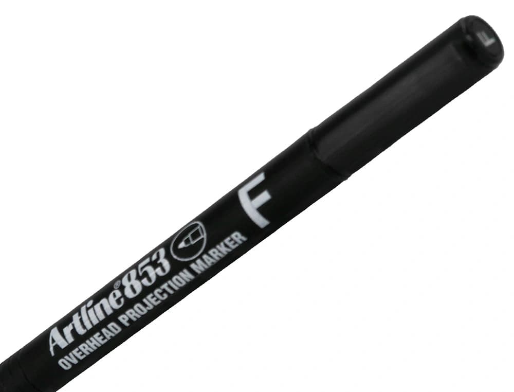 Rotulador artline retroproyeccion punta fibra permanente ek-853 -punta redonda 0.5 mm