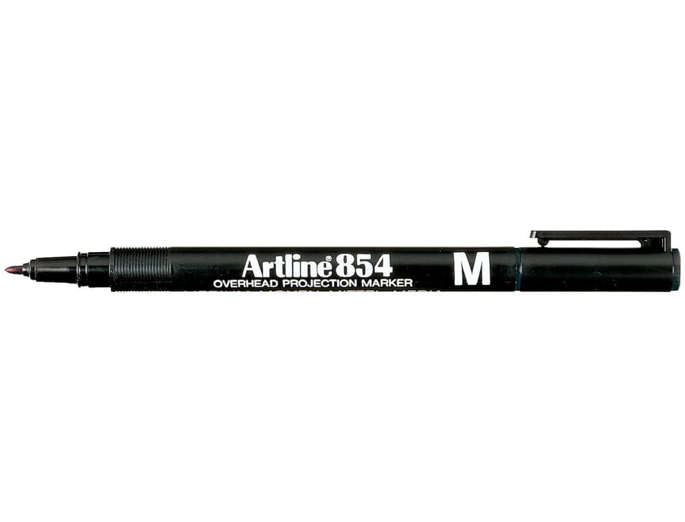 Rotulador artline retroproyeccion punta fibra permanente ek-854 -punta redonda 1 mm