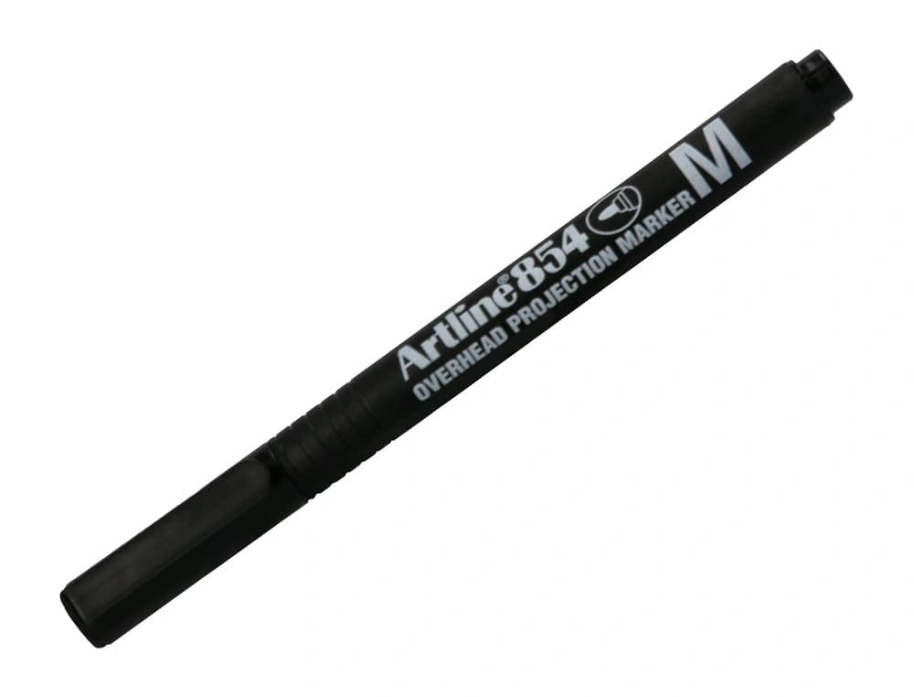 Rotulador artline retroproyeccion punta fibra permanente ek-854 -punta redonda 1 mm