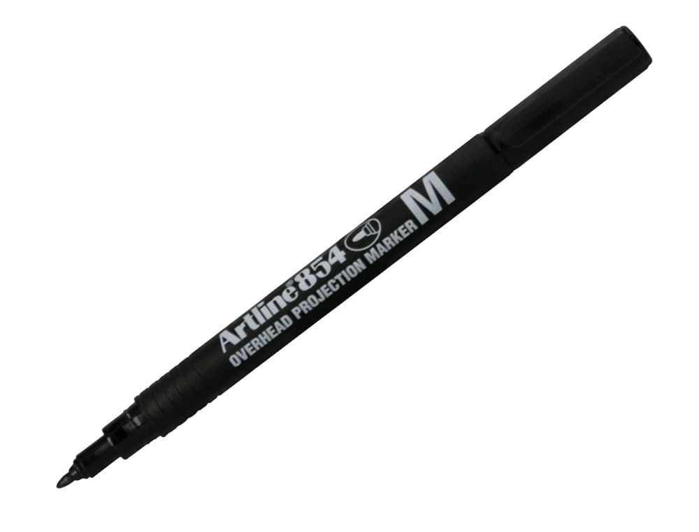Rotulador artline retroproyeccion punta fibra permanente ek-854 -punta redonda 1 mm