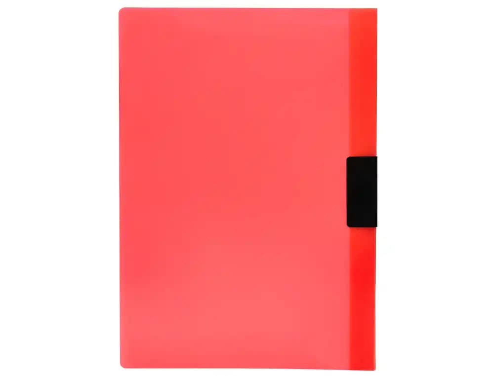 Carpeta liderpapel dossier pinza lateral polipropileno din a4 translucido 60 hojas pinza deslizante