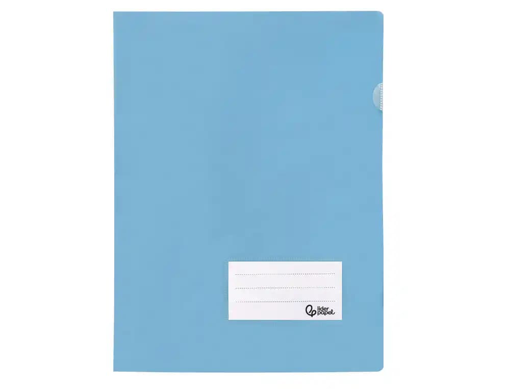 Carpeta liderpapel dossier a4 uñero con tarjetero y solapa opaco