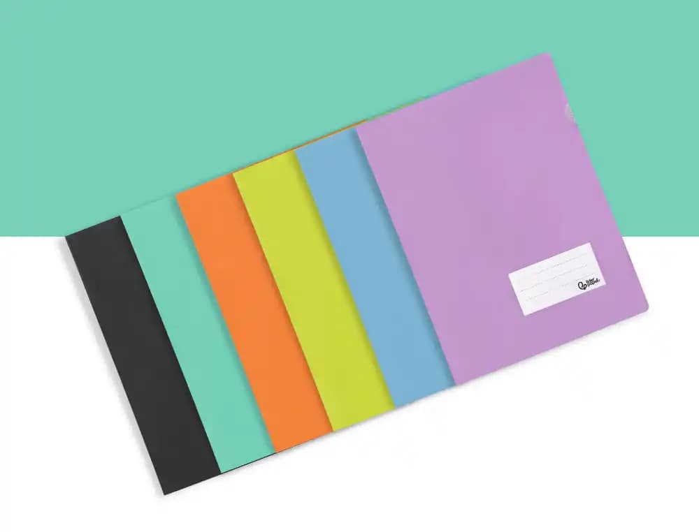 Carpeta liderpapel dossier a4 uñero con tarjetero y solapa opaco