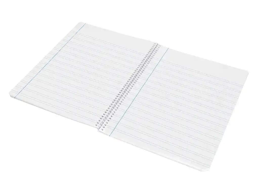 Cuaderno espiral liderpapel a5 wonder tapa plastico 80h 90g pauta 3,5mm con margen colores surtidos