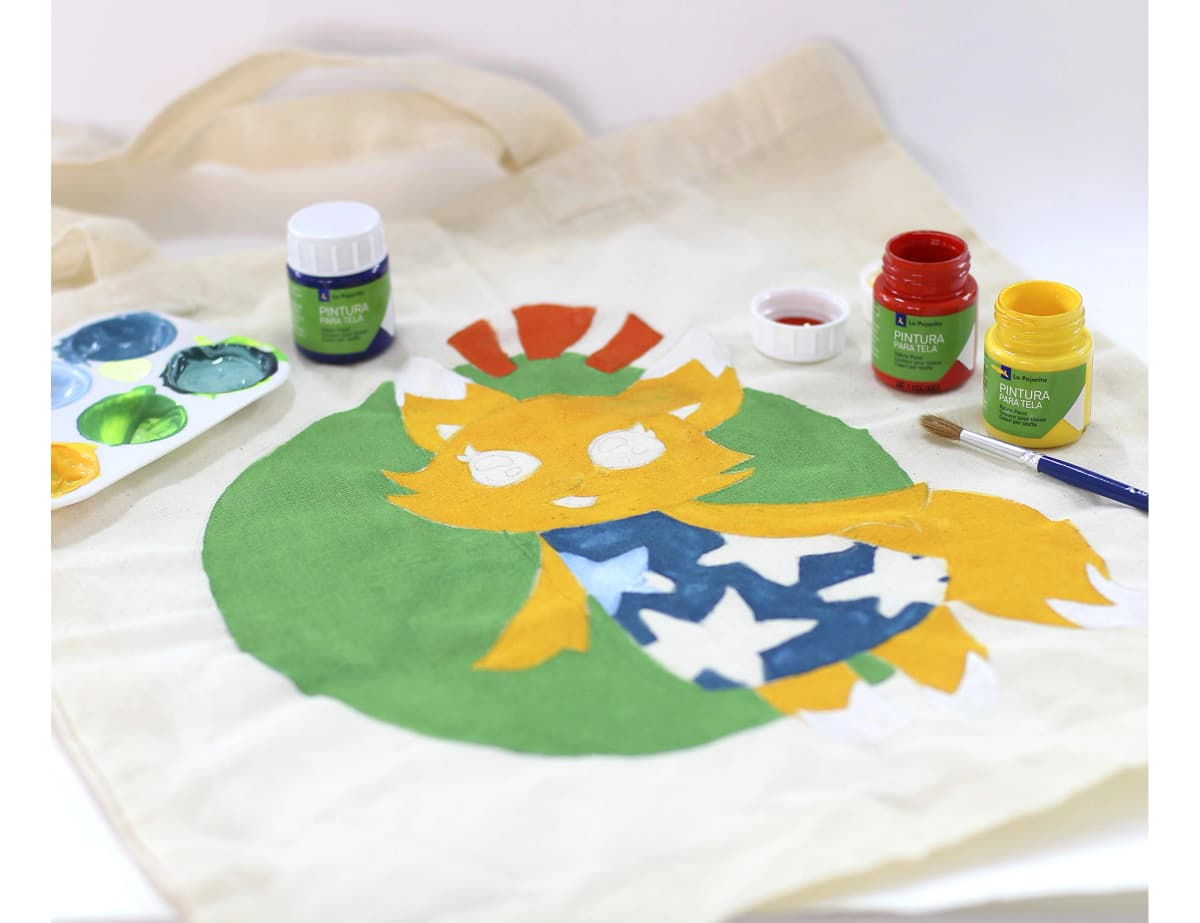 Pintura para tela La Pajarita de efecto termofijante, bote de 25 ml – Amarillo real