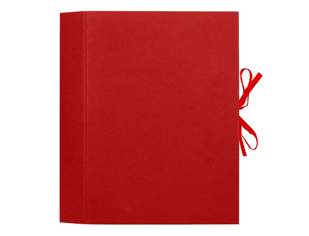 Carpeta de fuelle Liderpapel de cartón forrado – Burdeos