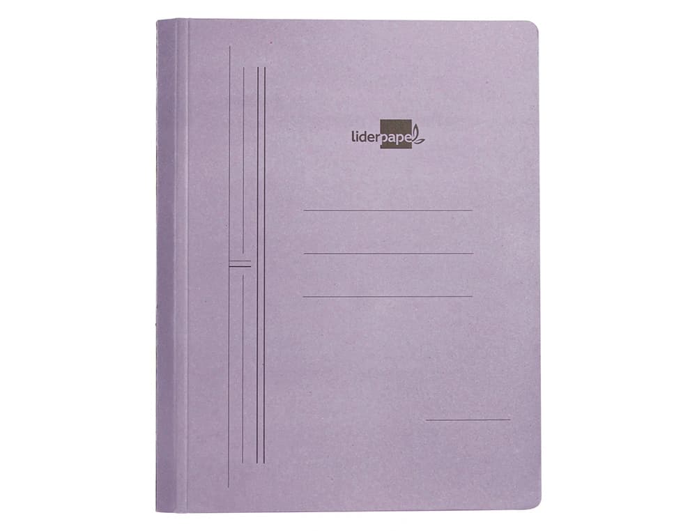 Carpeta gusanillo liderpapel folio carton azul