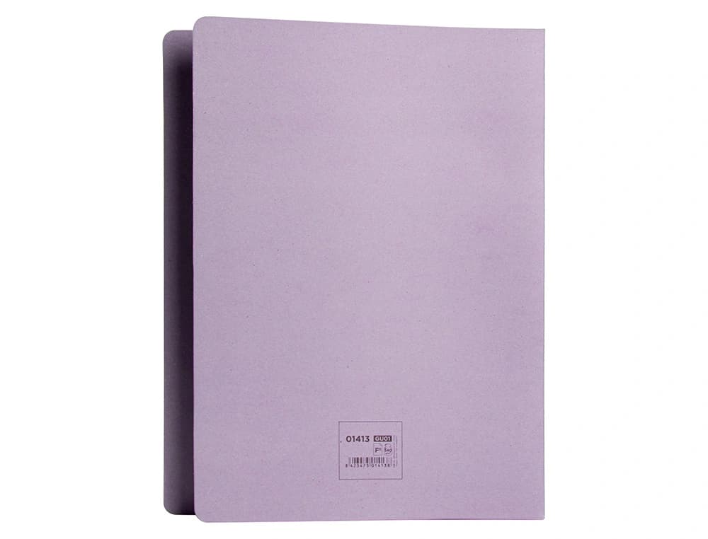 Carpeta gusanillo liderpapel folio carton azul