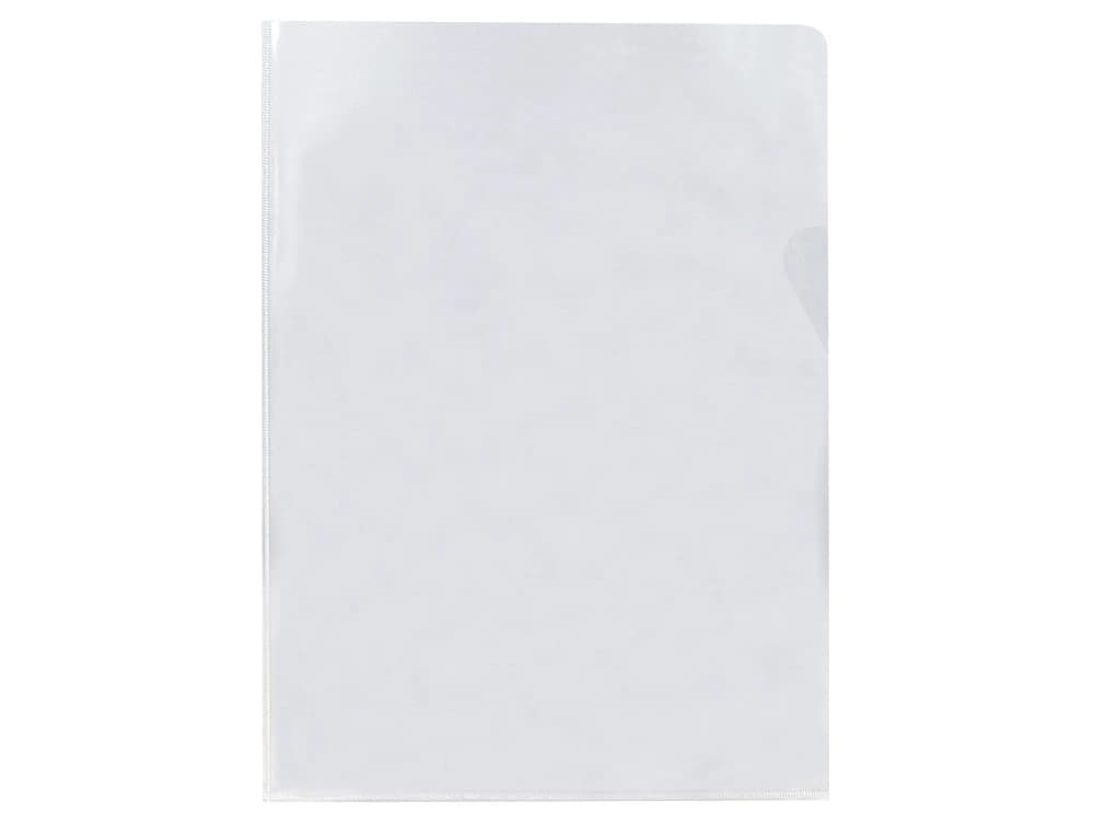Carpeta dossier uñero plastico q-connect 180 mc folio transparente
