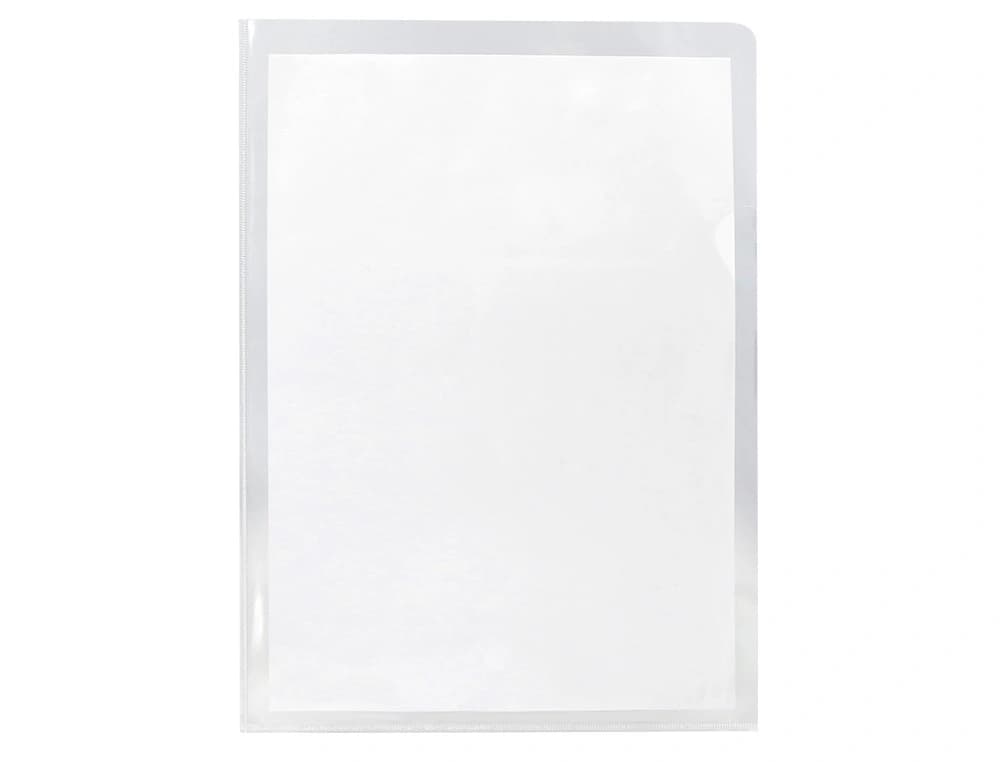 Carpeta dossier uñero plastico q-connect 180 mc folio transparente
