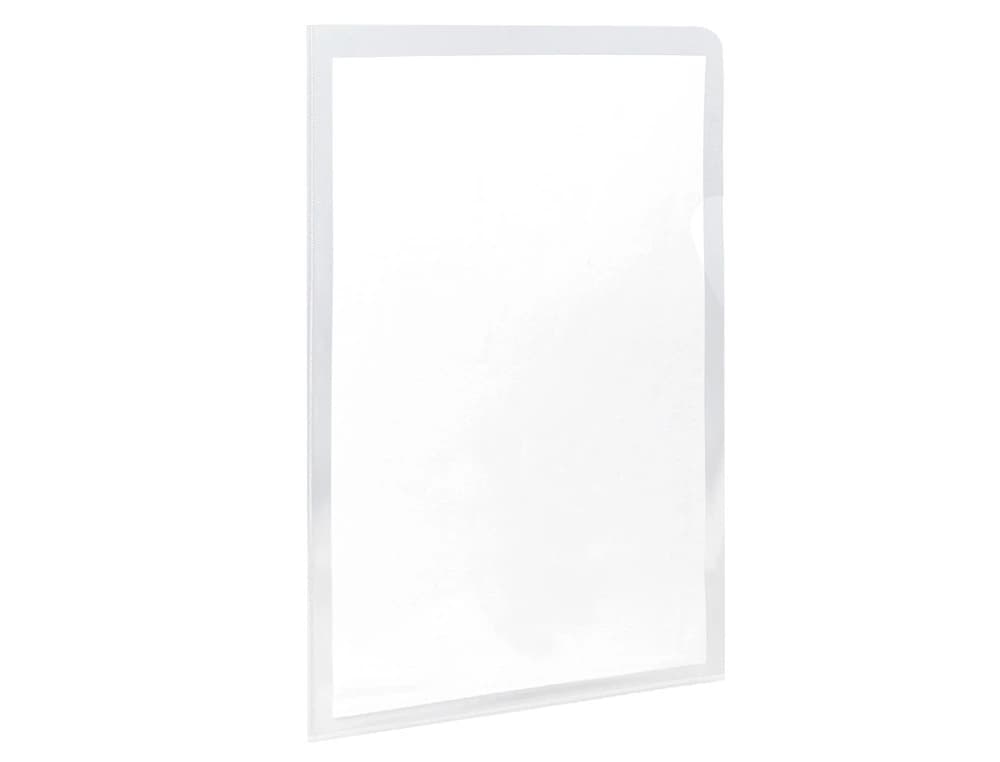 Carpeta dossier uñero plastico q-connect 180 mc folio transparente