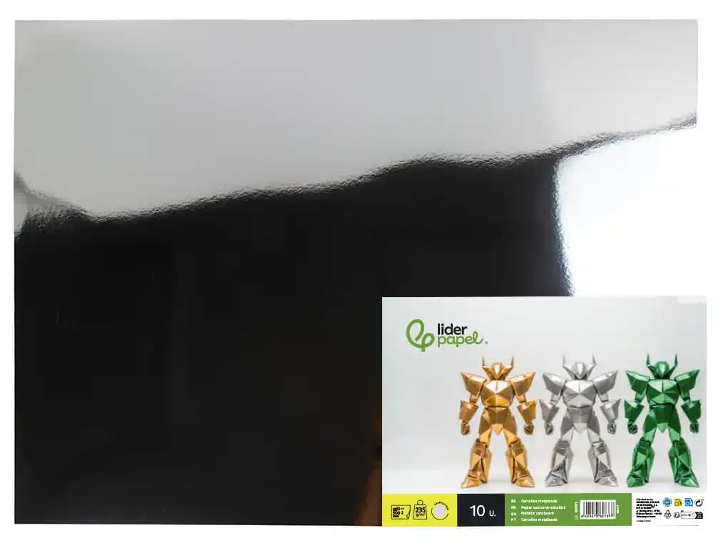 Cartulina liderpapel 50x65 cm 235g/m2 metalizada