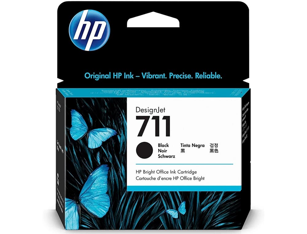 Ink-jet hp n. 711 designjet t120 / t520 negro 80 ml