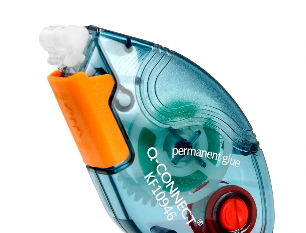 Pegamento q-connect roller compact permanente 6,5 mm de ancho x 8,5 mt unidad