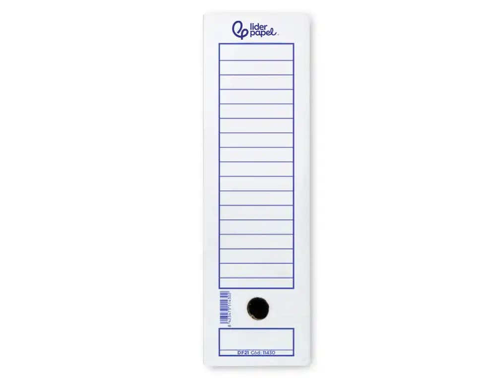 Caja de archivo definitivo Liderpapel de cartón – Blanco
