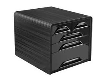 Cep Fichero cajones de sobremesa cep 5 cajones mixtos negro/negro 360x288x270 mm