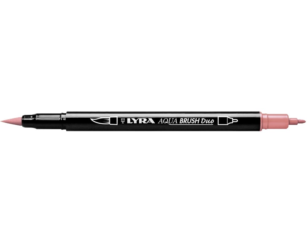 Rotulador acuarelable Lyra Aqua Brush de doble punta, fina y pincel – Rosa carmín