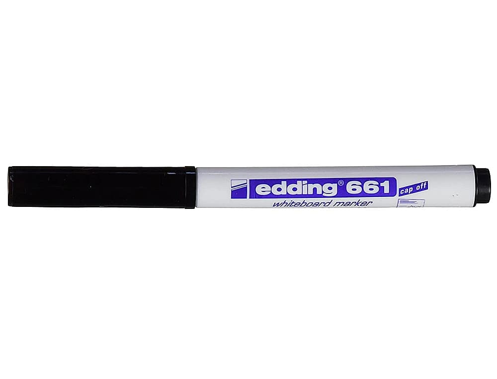 Rotulador edding para pizarra blanca 661 punta redonda 1-2 mm