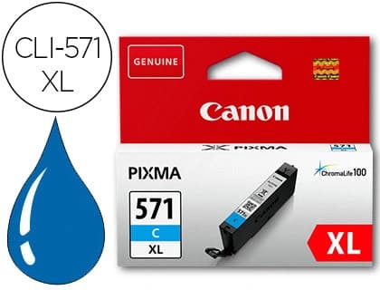 Canon Ink-jet canon cli-571xl pixma mg6852 / ts6050 / ts8050 cian 500 pag
