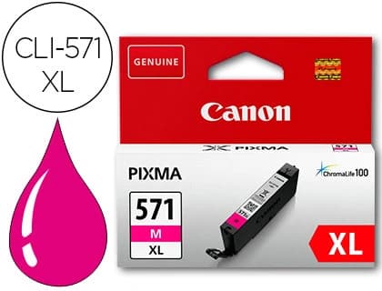 Canon Ink-jet canon cli-571xl pixma mg6852 / ts6050 / ts8050 magenta 500 pag