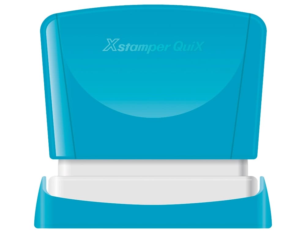 Sello x'stamper quix personalizable medidas 24x49 mm q-12