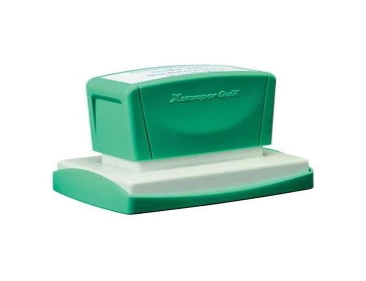 Sello x'stamper quix personalizable medidas 28x78 mm q-24