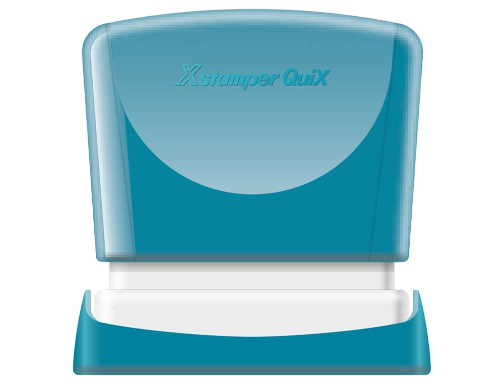 Sello x'stamper quix personalizable medidas 11x40 mm q-10