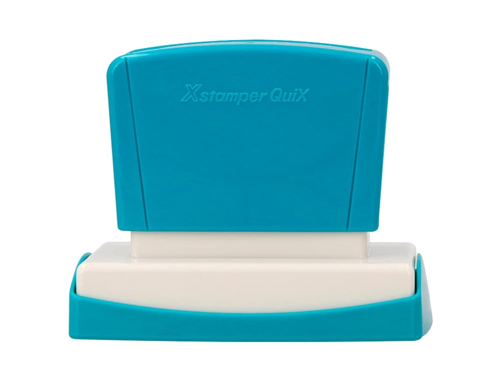 Sello x'stamper quix personalizable medidas 36x61 mm q-16