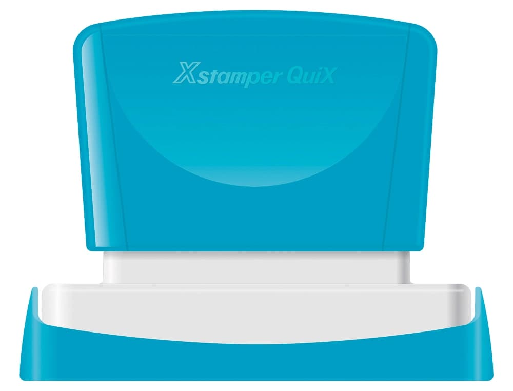 Sello x'stamper quix personalizable medidas 14x60 mm q-14