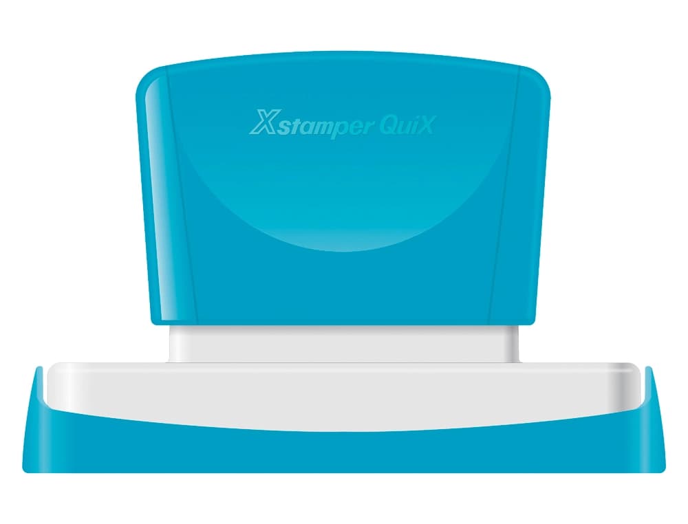 Sello x'stamper quix personalizable medidas 16x83 mm q-26