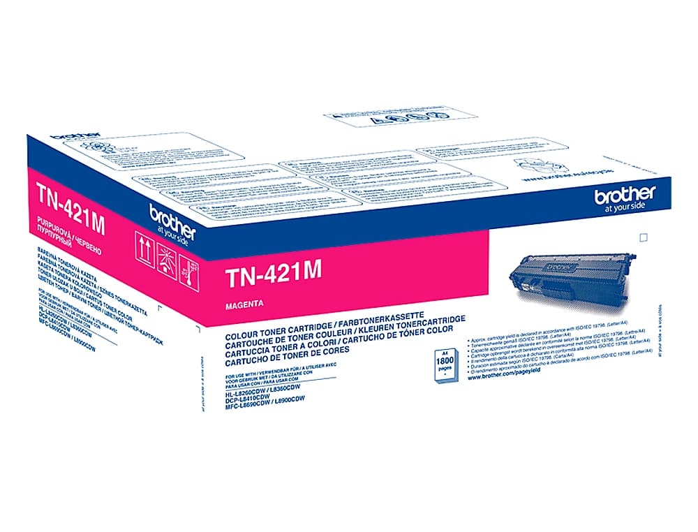 Toner brother tn-421 para dcp-l8410 cdn / 8410 cdw / hl-l8260 cdw / mfc-l8360 cdw / 8690 cdw / 8900 cdw