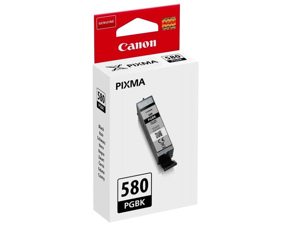 Inkjet canon pgi-580 pixma para ts6150 / ts8150 / tr7550 / tr8550 negro capacidad 200 paginas