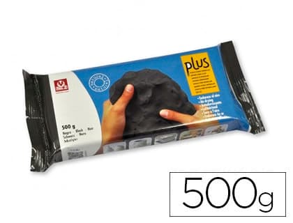 Sio-2 Arcilla SIO-2 Plus negra de secado al aire, 500 g