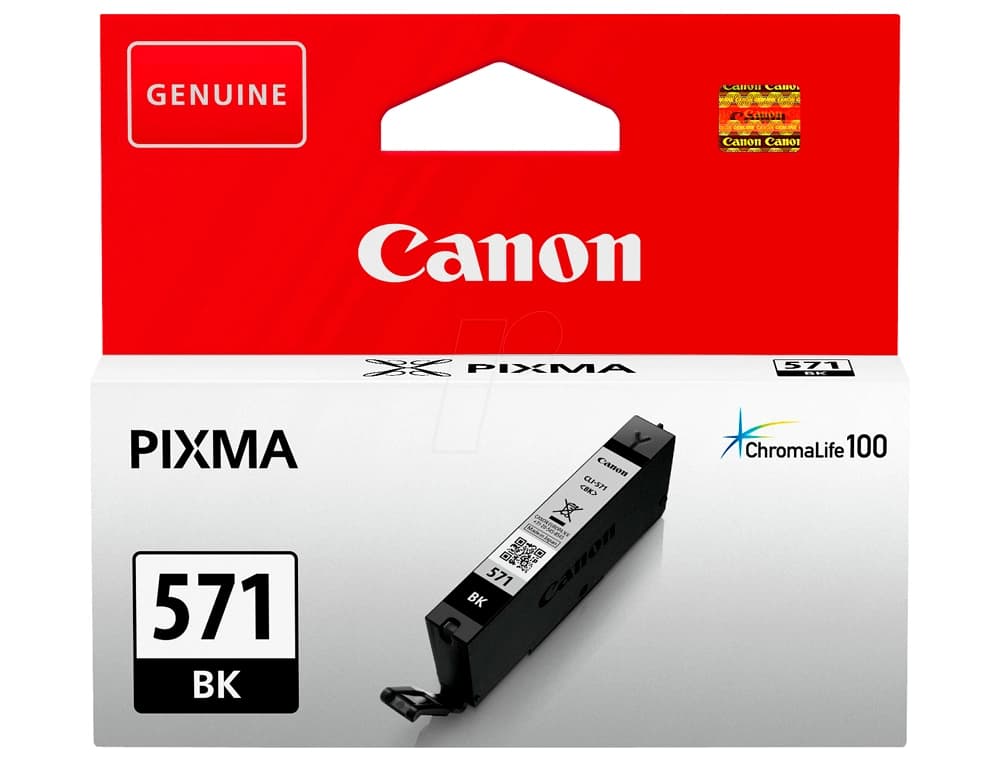 Ink-jet canon cli-571 pixma mg6852 / ts6050 / ts8050 negro