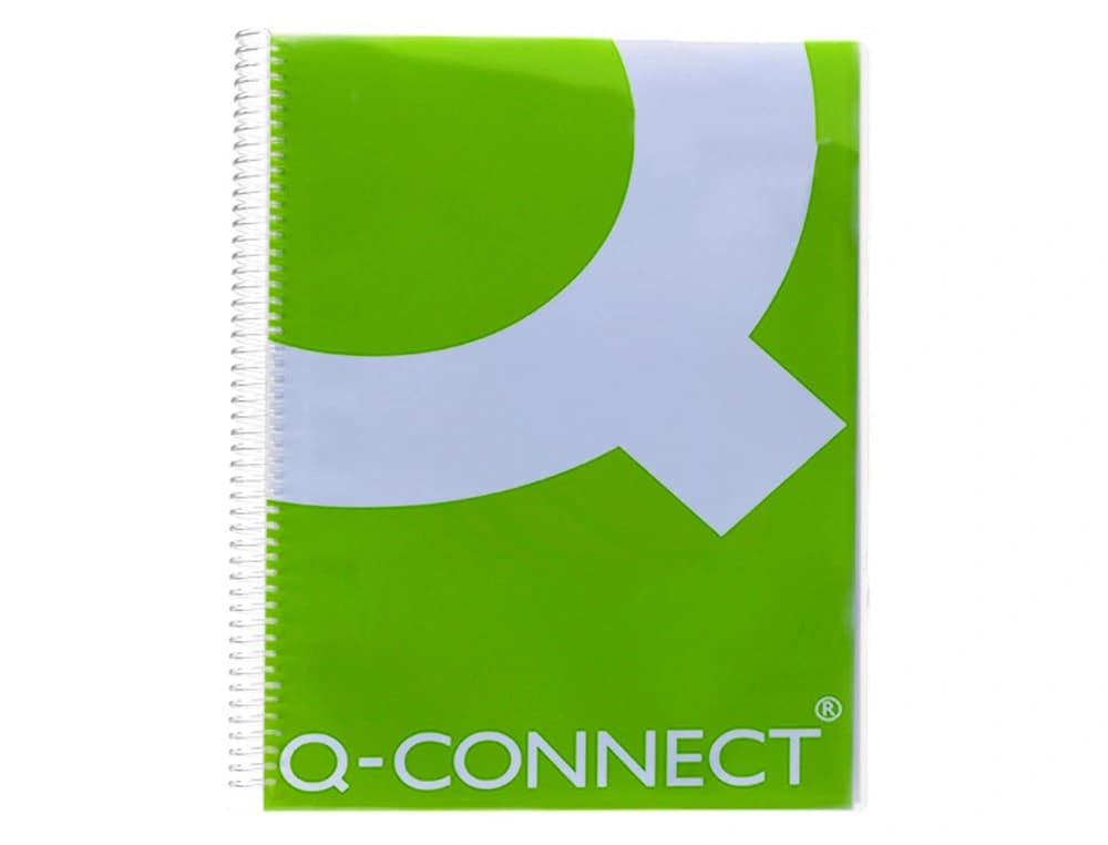 Espiral plastico q-connect transparente 32 5:1 14mm 1,8mm caja de 100 unidades