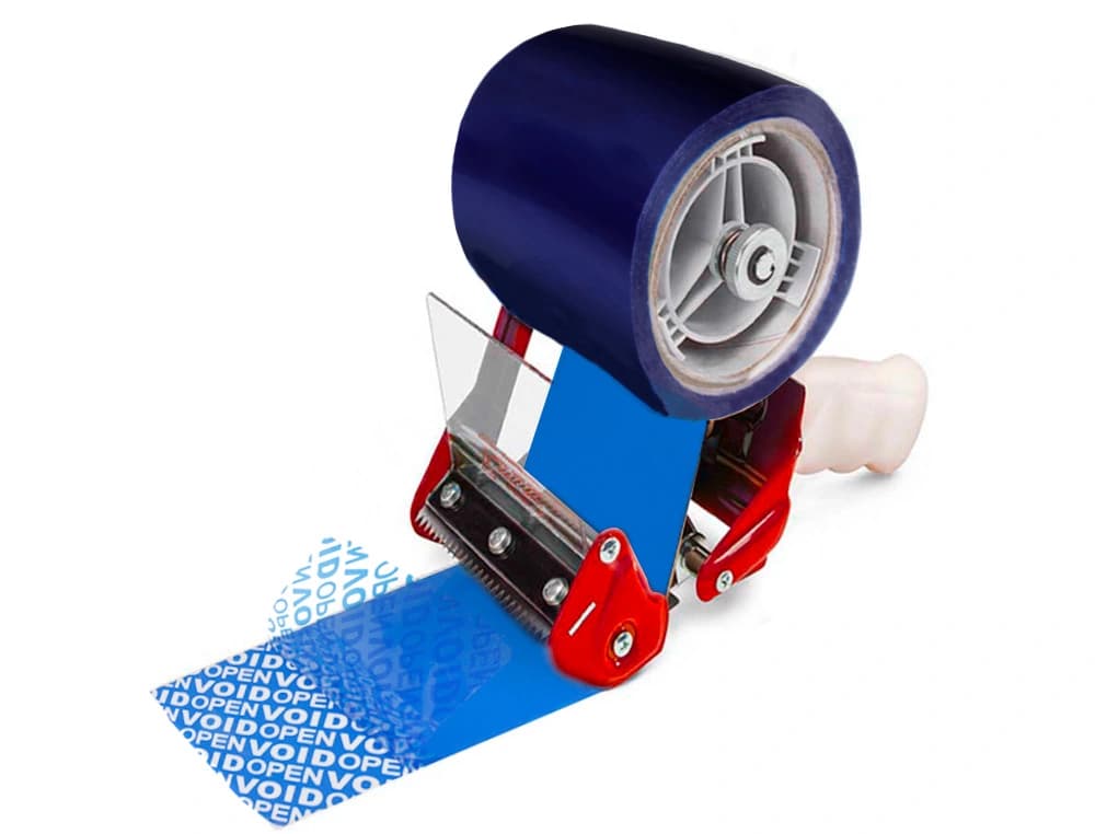 Cinta seguridad q-connect precinto postal azul 35 mt x 33 mm