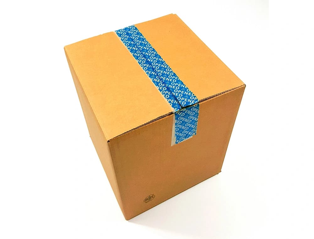 Cinta seguridad q-connect precinto postal azul 35 mt x 33 mm