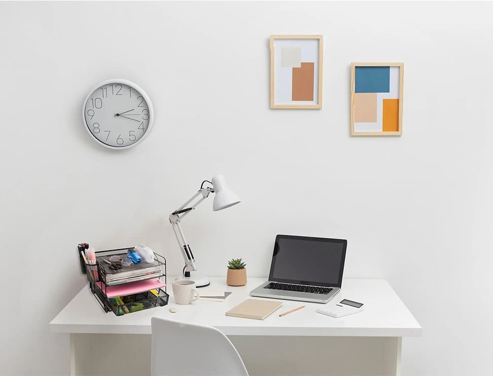 Organizador sobremesa q-connect kf17291 bandeja metalica rejilla negra con 6 departamentos 235x183x65 mm