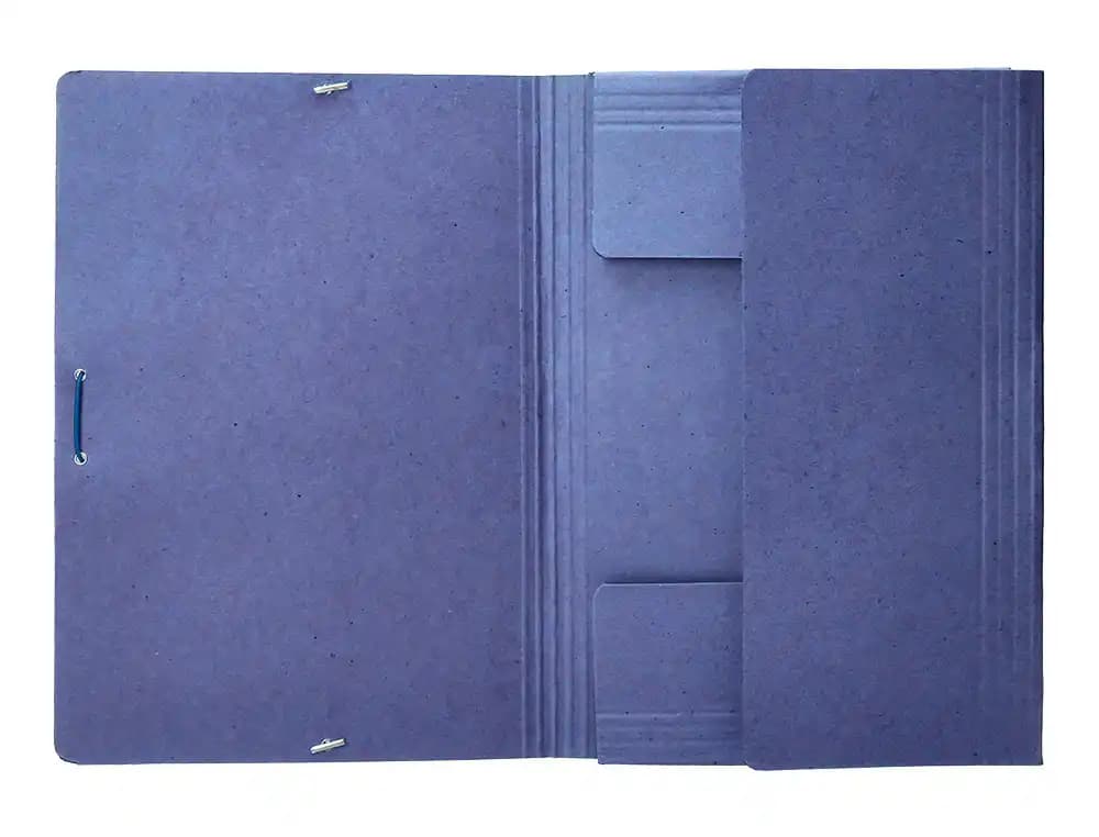 Carpeta liderpapel gomas tres solapas carton compacto folio