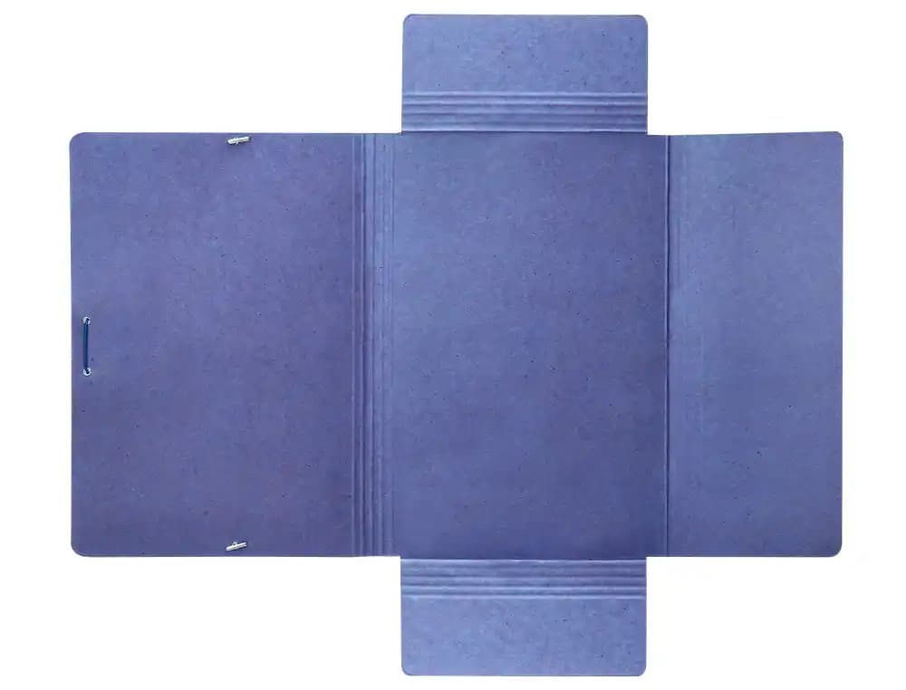 Carpeta liderpapel gomas tres solapas carton compacto folio