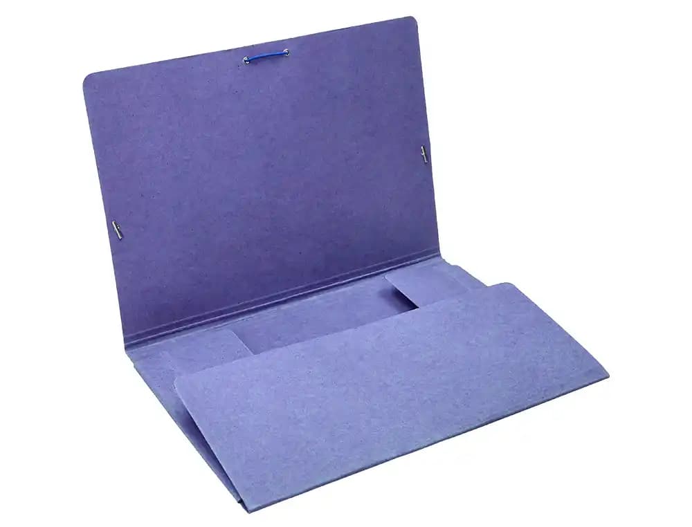 Carpeta liderpapel gomas tres solapas carton compacto folio