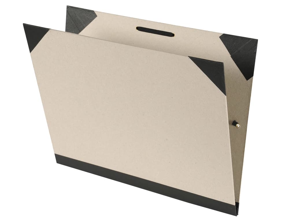 Carpeta dibujo canson brut 61x81 cm con gomas color kraftclaro